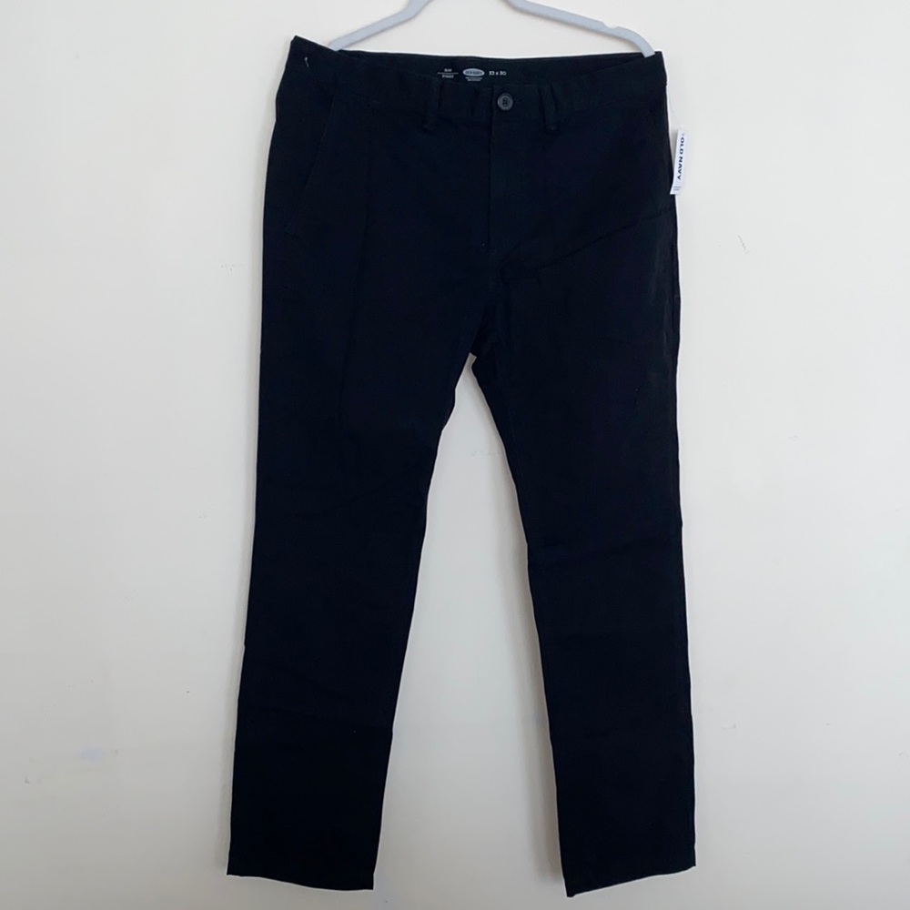 NWT Men’s Old Navy Black Slim Pants